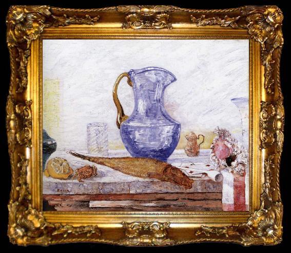 framed  James Ensor Still life with Blue Jar, ta009-2